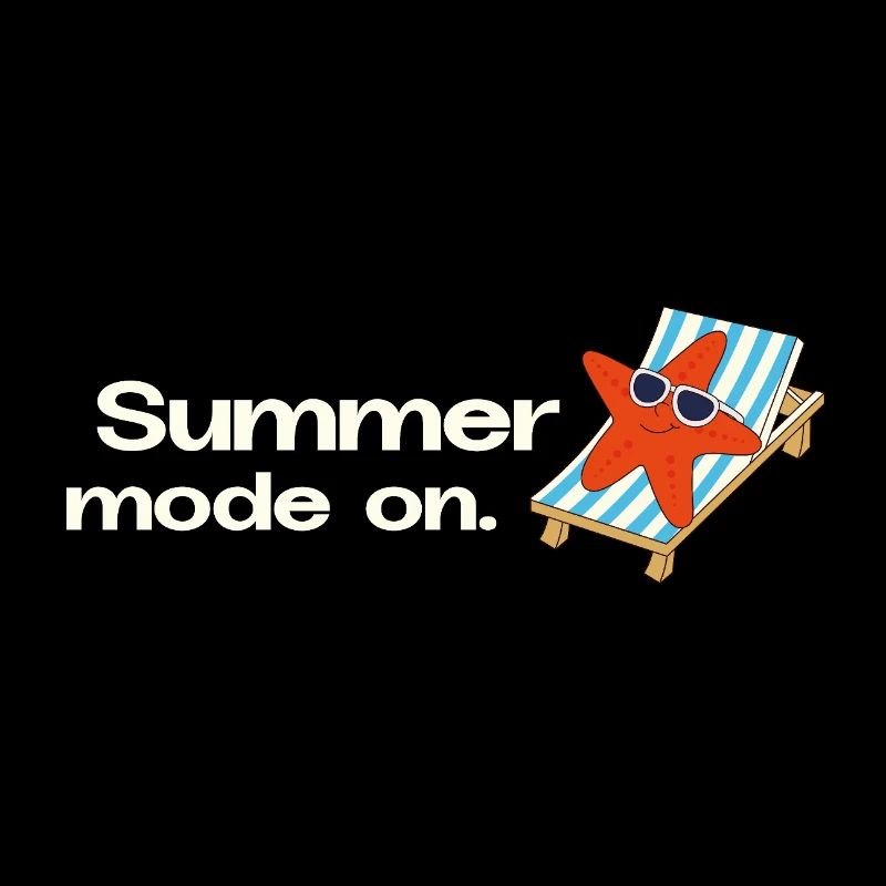 Mode Été Activé – Illustration rétro des fêtes