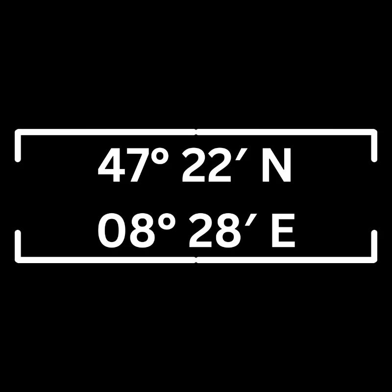 Coordinates Kreis 9 Zurich Minimalist
