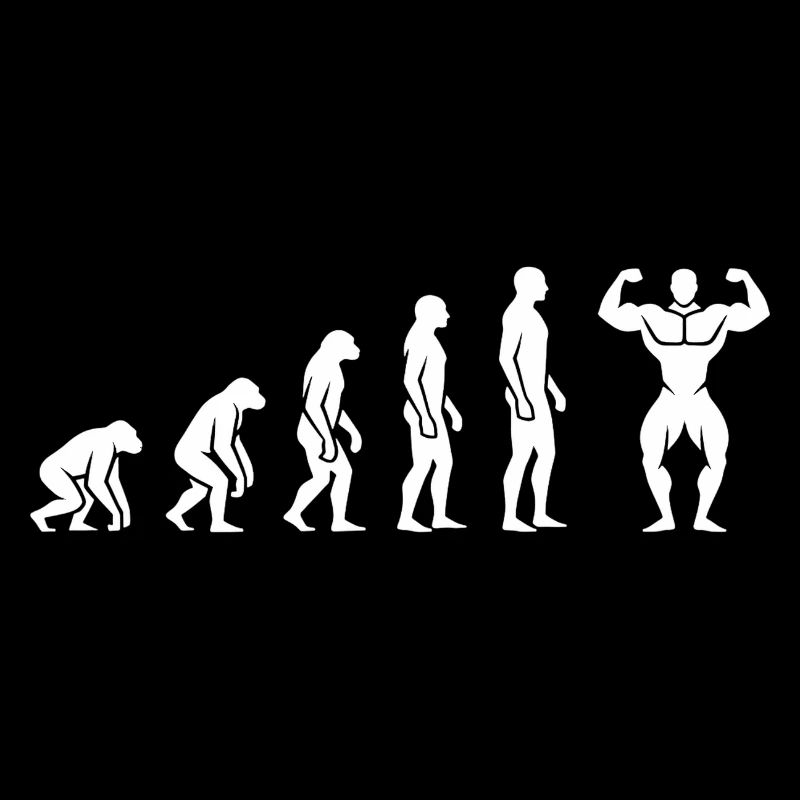 Evolution to Bodybuilder – Fitness Motivation