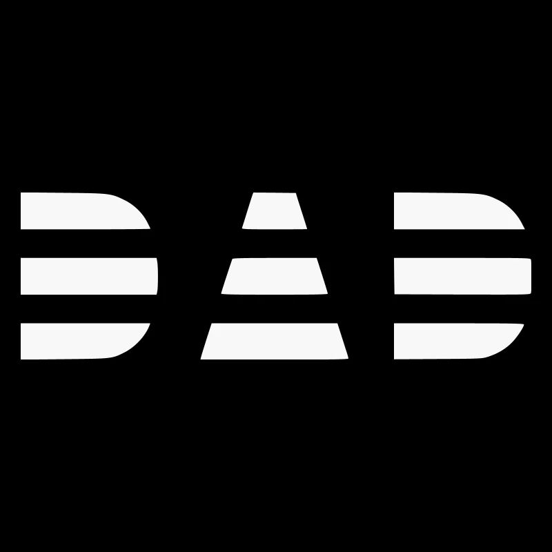 Cooles Dad Logo gestreift