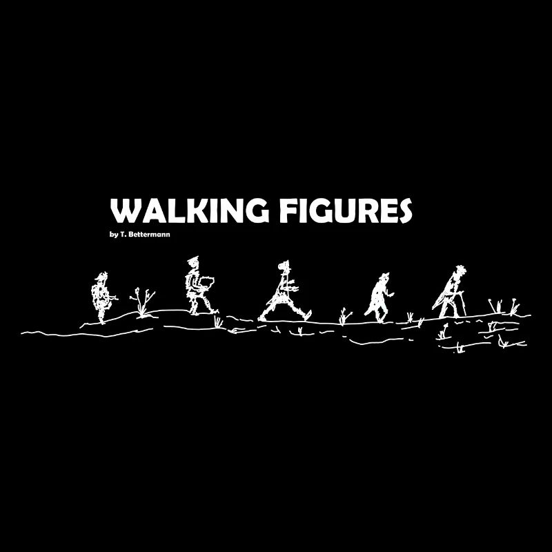 Figures de marche blanc