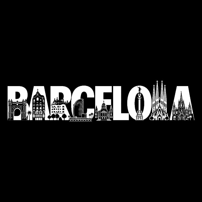 Barcelona Spanien Katalonien Sunset