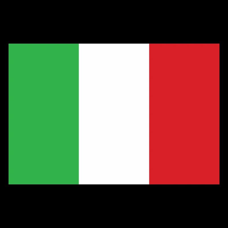 Drapeau de l’Italie Conception verticale