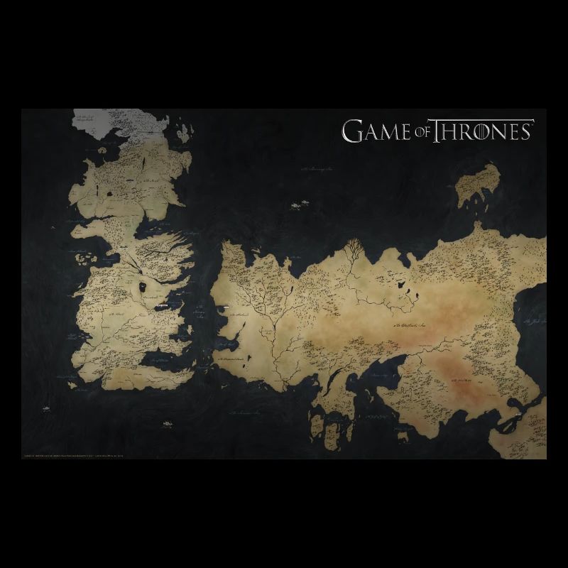 Game Of Thrones Westeros Map