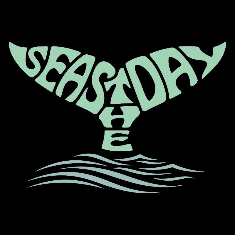 Mers le jour, queue de baleine et vagues de l’océan