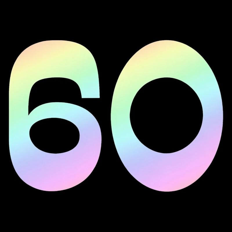 60, Dégradé, Pastel