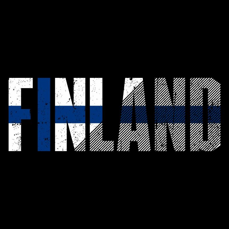 Finland Nordic Flag Stripe