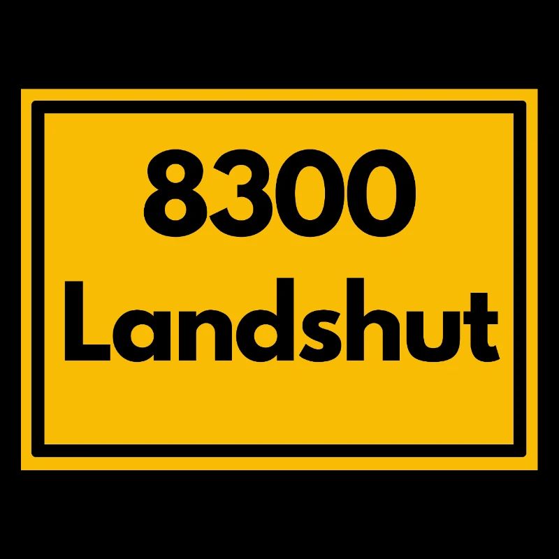 OLD POSTCODE POSTCODE RETRO 8300 LANDSHUT BAVARIA