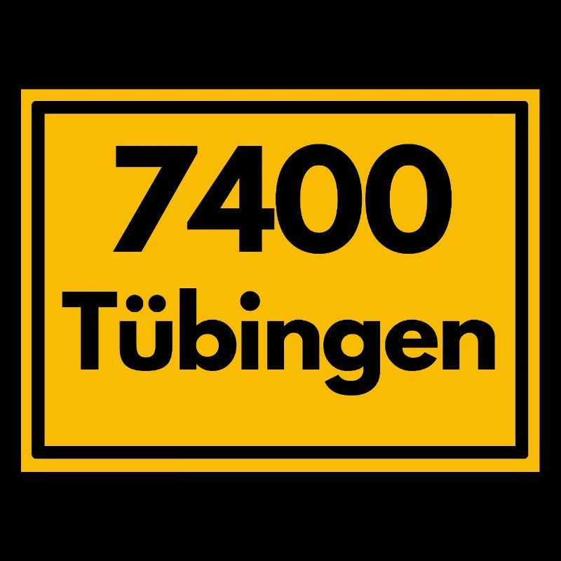 ANCIEN CODE POSTAL RÉTRO 7400 TÜBINGEN - NECKAR