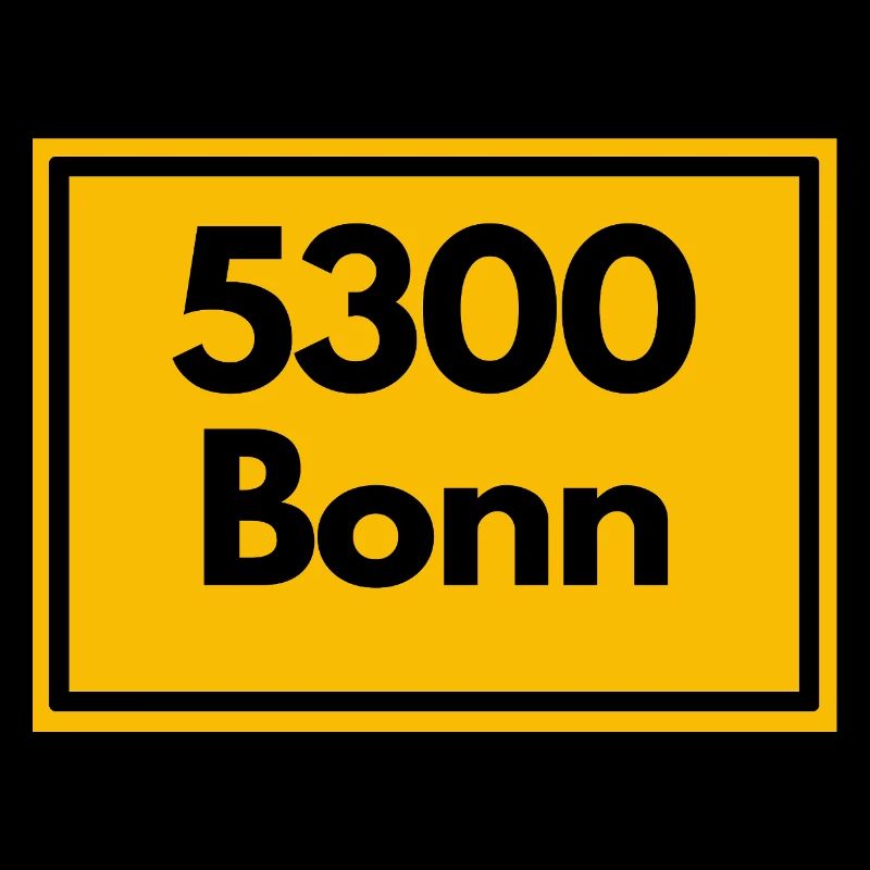 OLD POSTCODE POSTCODE RETRO 5300 BONN - RHEIN SIEG