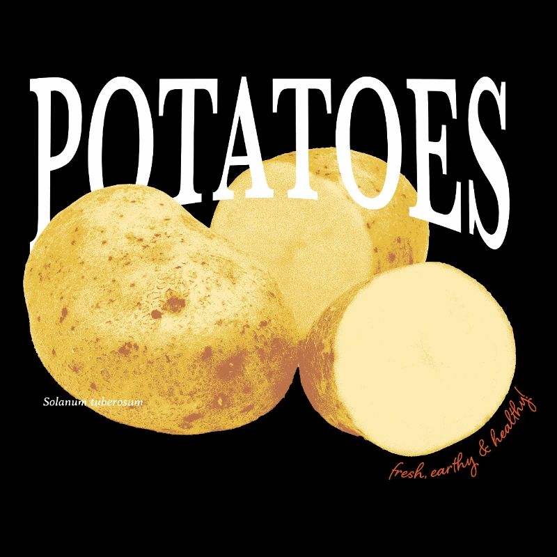 Pommes de terre – Retro Vegetable Statement