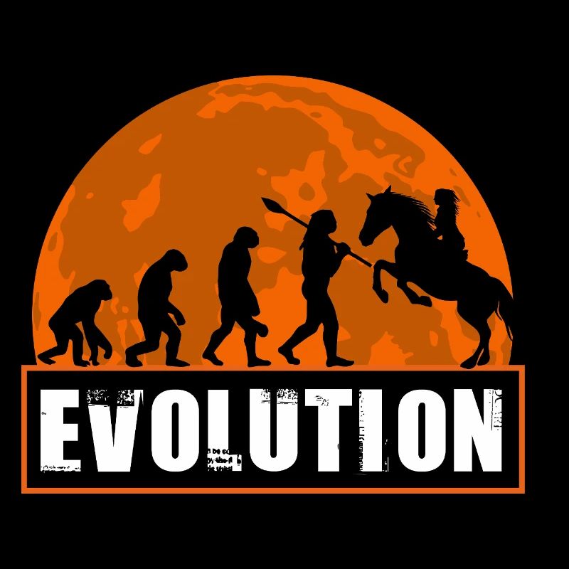 Évolution du jockey de courses de chevaux Cavalier