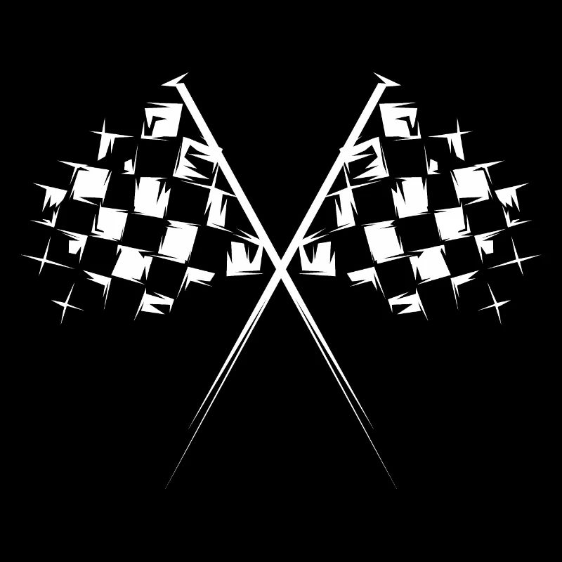 race drapeau de course drapeau de départ symbole d’arrivée Équipe