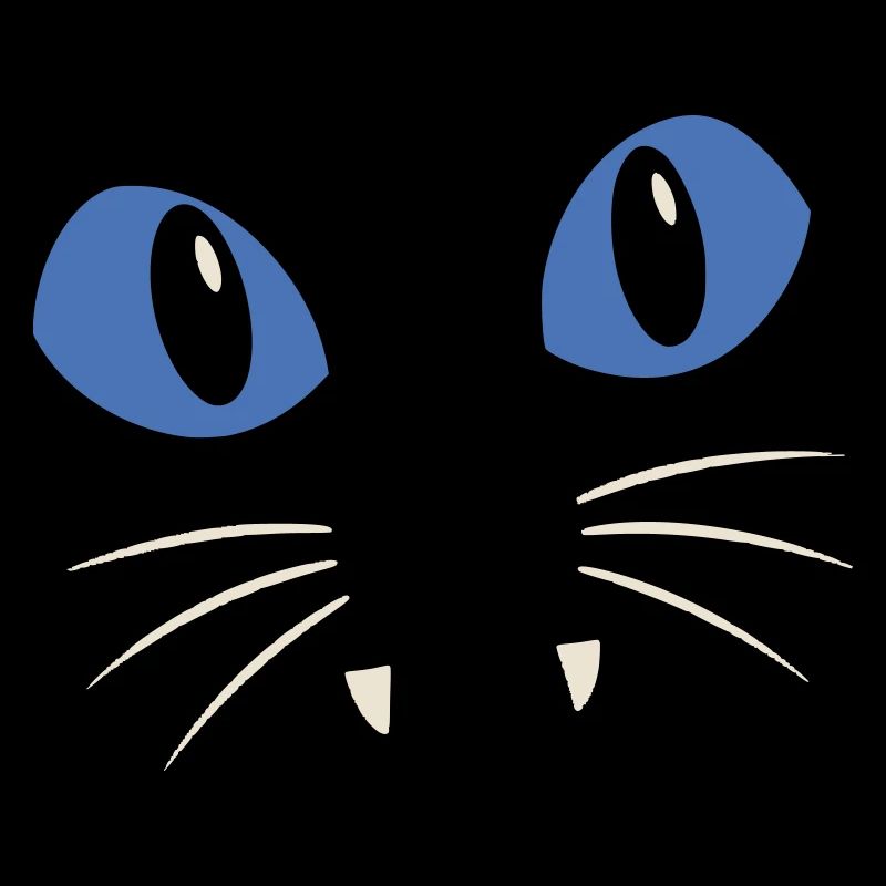 Chat aux yeux bleus