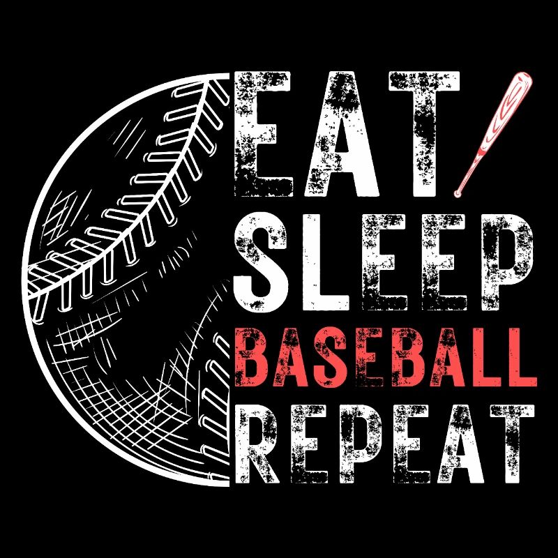 Manger dormir baseball répéter