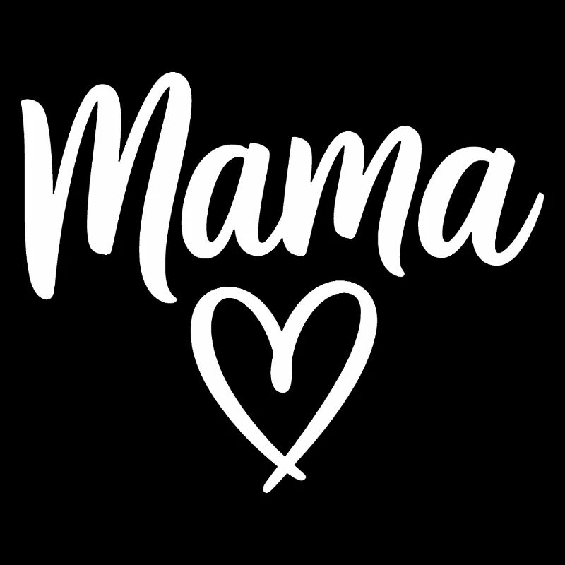 Mama Heart Script Handwritten Love