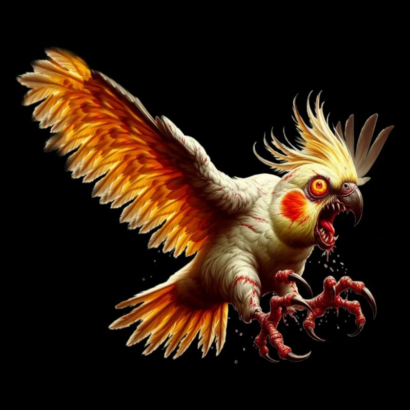 Oiseau maléfique - Calopsitte (14)