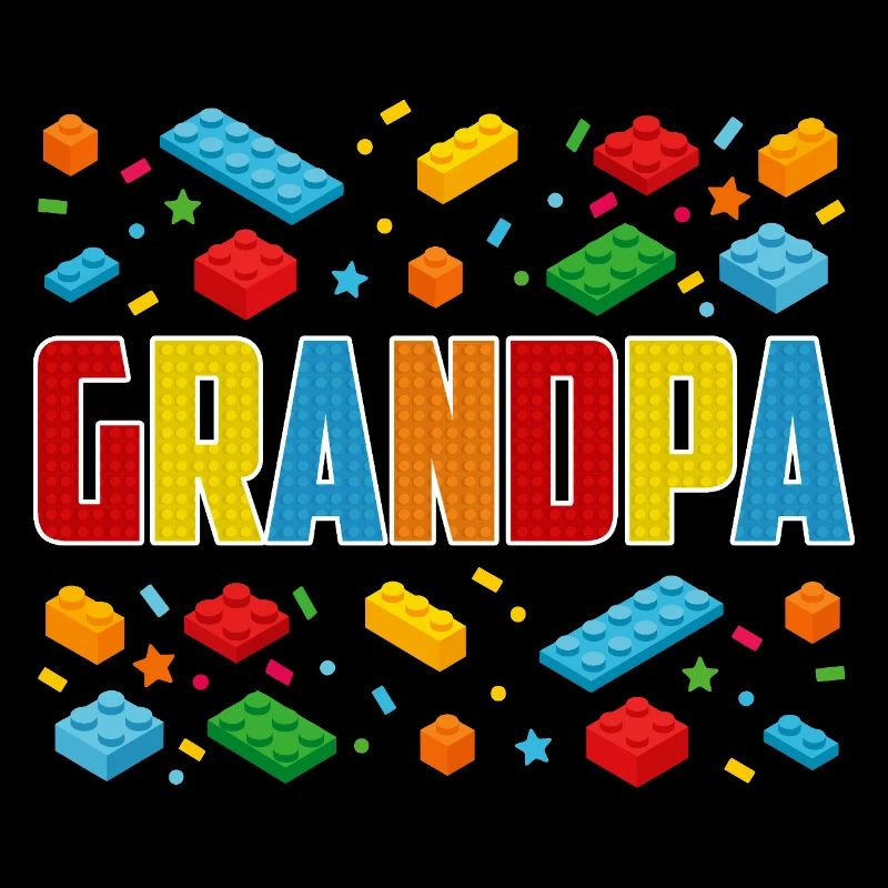 Grand-père brique constructeur de blocs créatifs