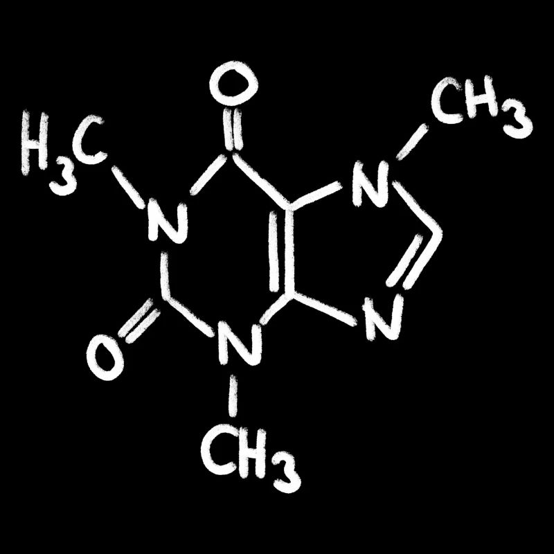 Caffeine Chalk Molecule