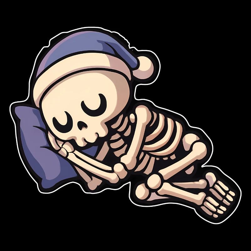 Cute bone sleeper with sleepy cap