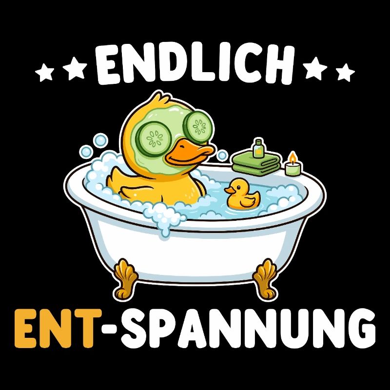 Wellness Duck finalmente rilassamento Giochi di parole