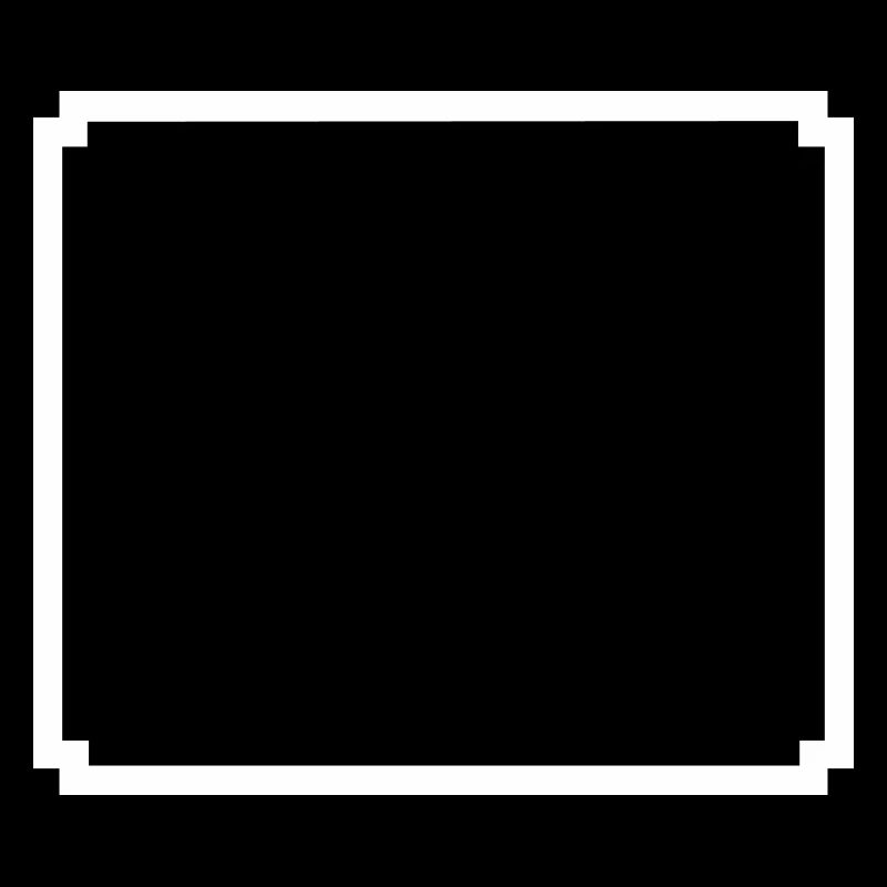 Pixel Frame 8-Bit Text Box