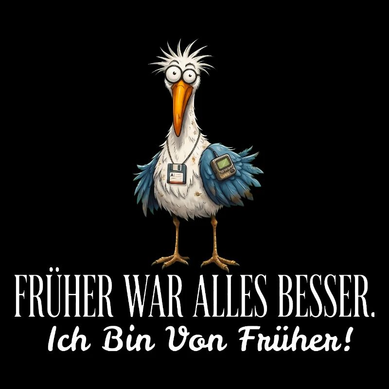 Früher war alles besser - Möwe Retro 90er Vogel