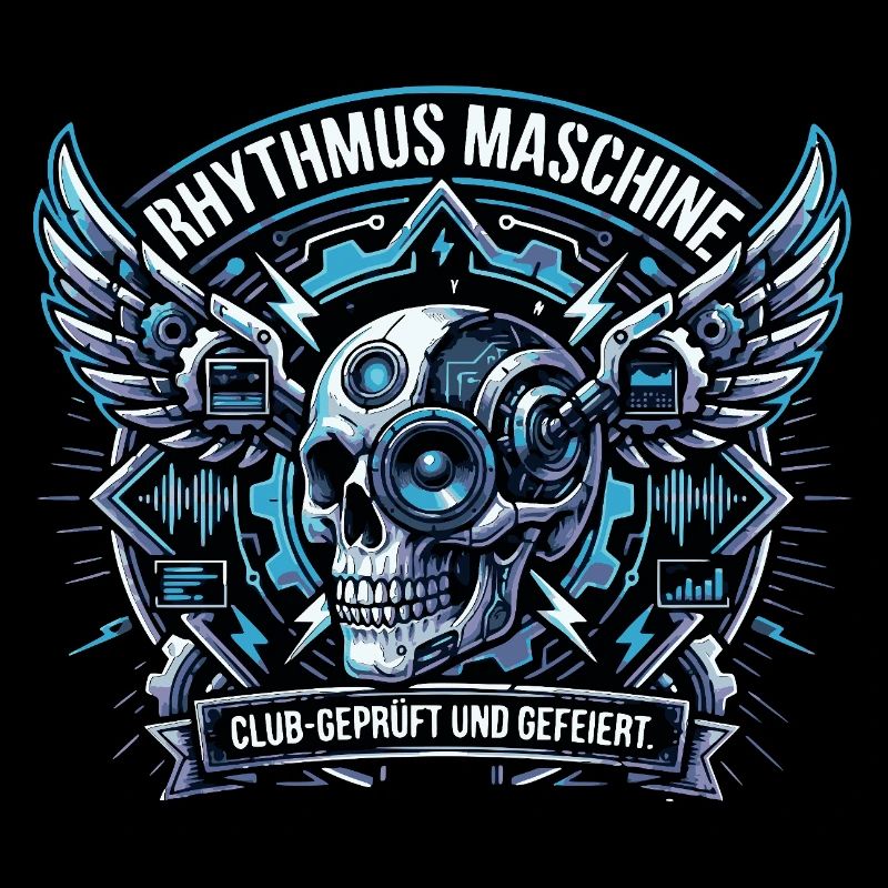 Rhythmus Maschine Schädel