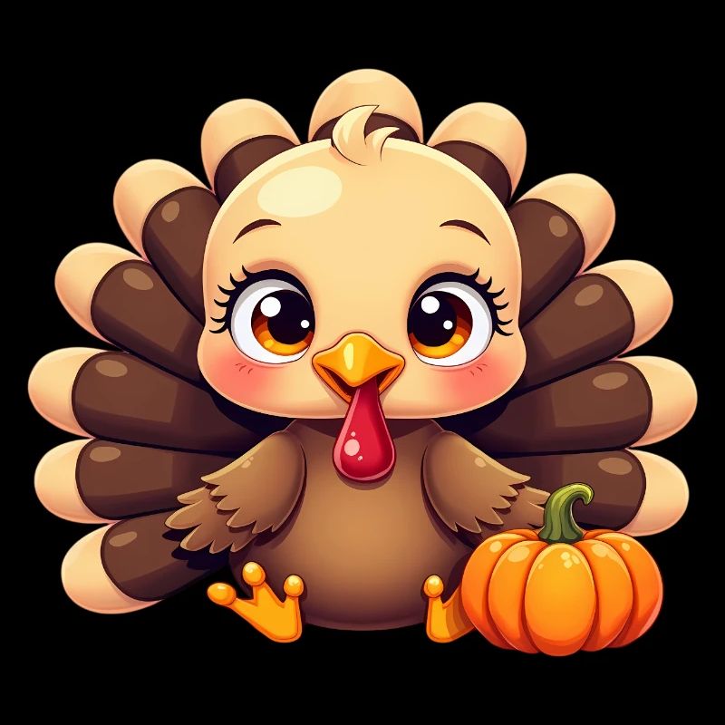 Bébé dinde de Thanksgiving