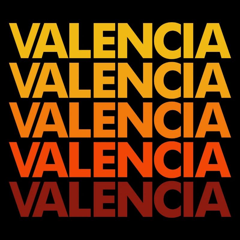 Valencia Gradient Font Stack