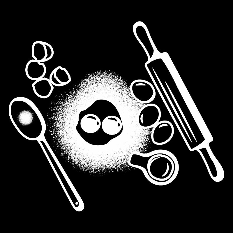 Baking Ingredients Drawing