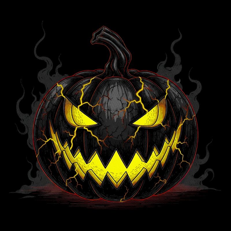 Evil Lightning Pumpkin