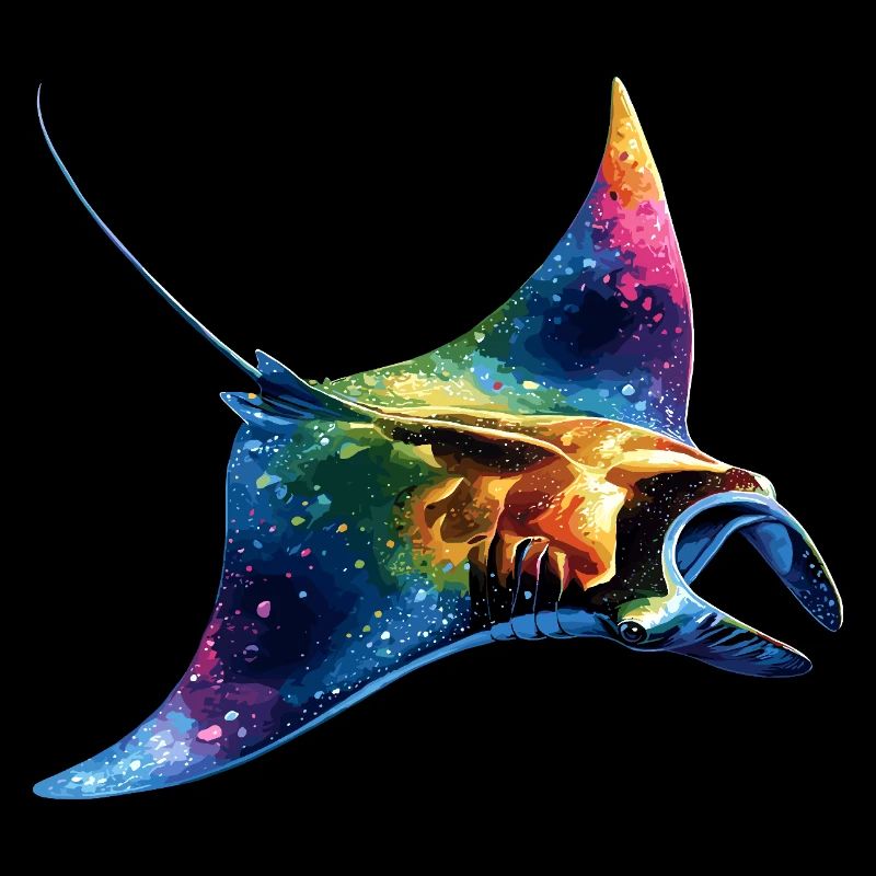 Manta Ray, Devil Ray, Stingray, Diver