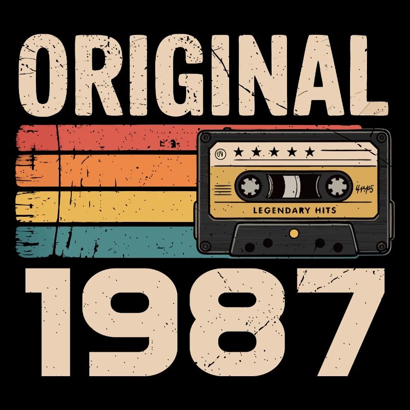 Original 1987 Vintage 1987 Retro Anniversary