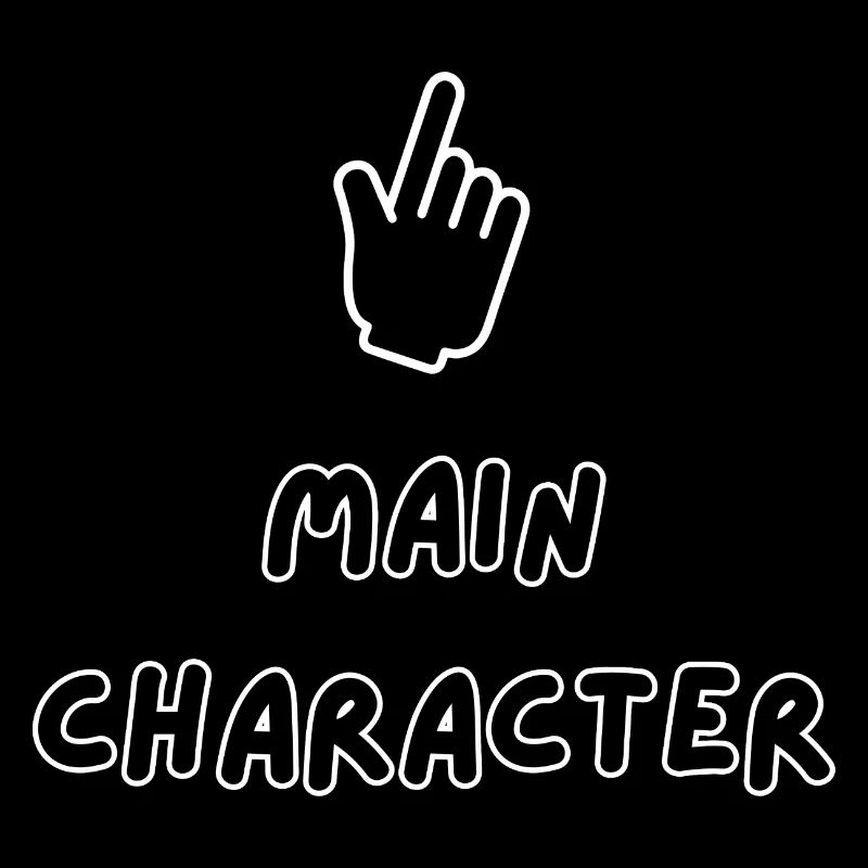 Main Character – Bold Typography Design