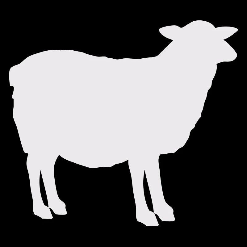 Silhouette de mouton