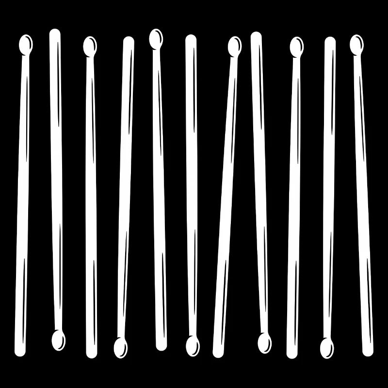 Drumsticks Vertical Pattern