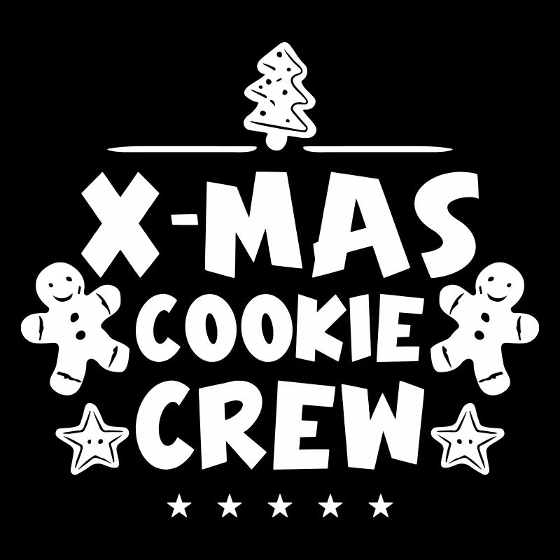 Équipe de cuisson des biscuits de Noël