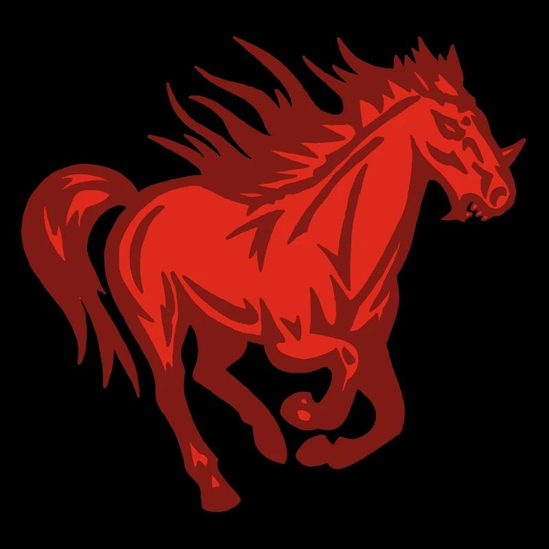 Dämonisches Pferd