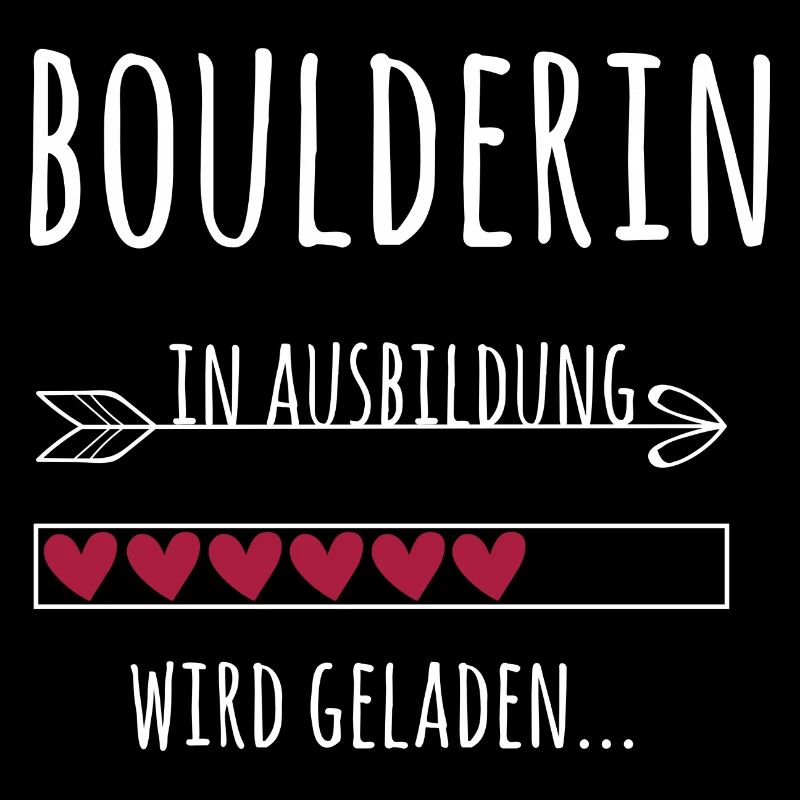 Boulderin in Ausbildung Kletterin Geschenk