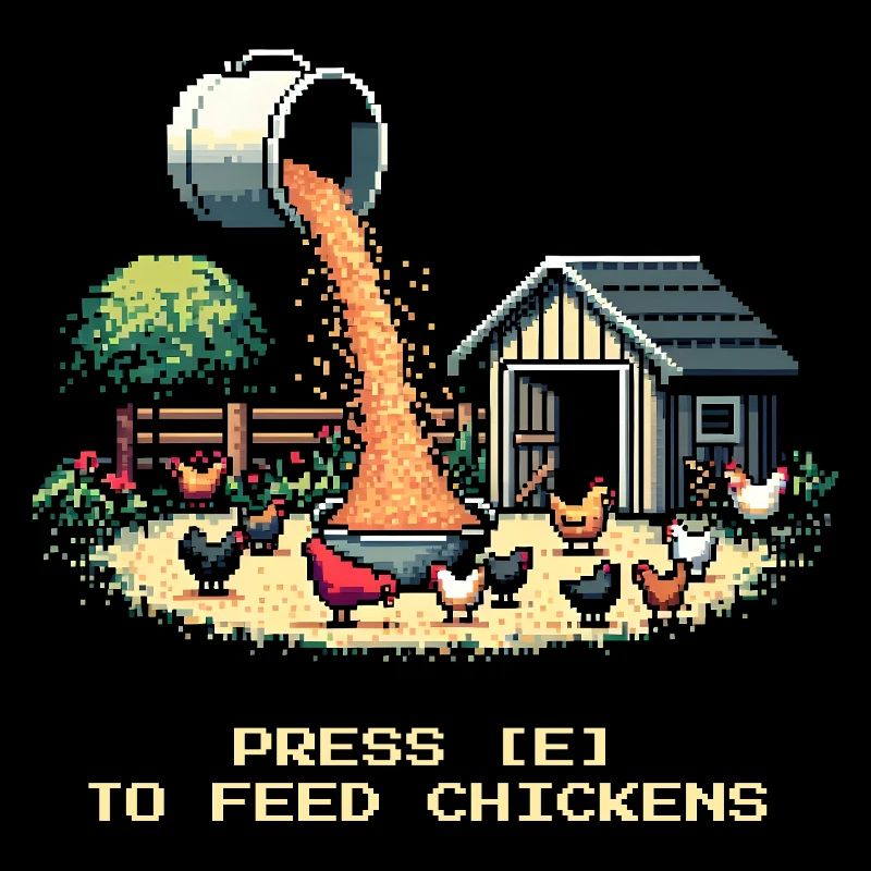 Press E to Feed | Farm Gamer