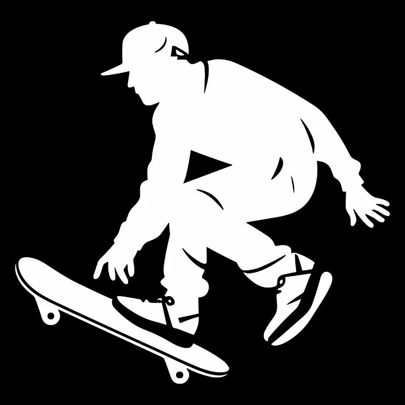 Skateboarding Junge