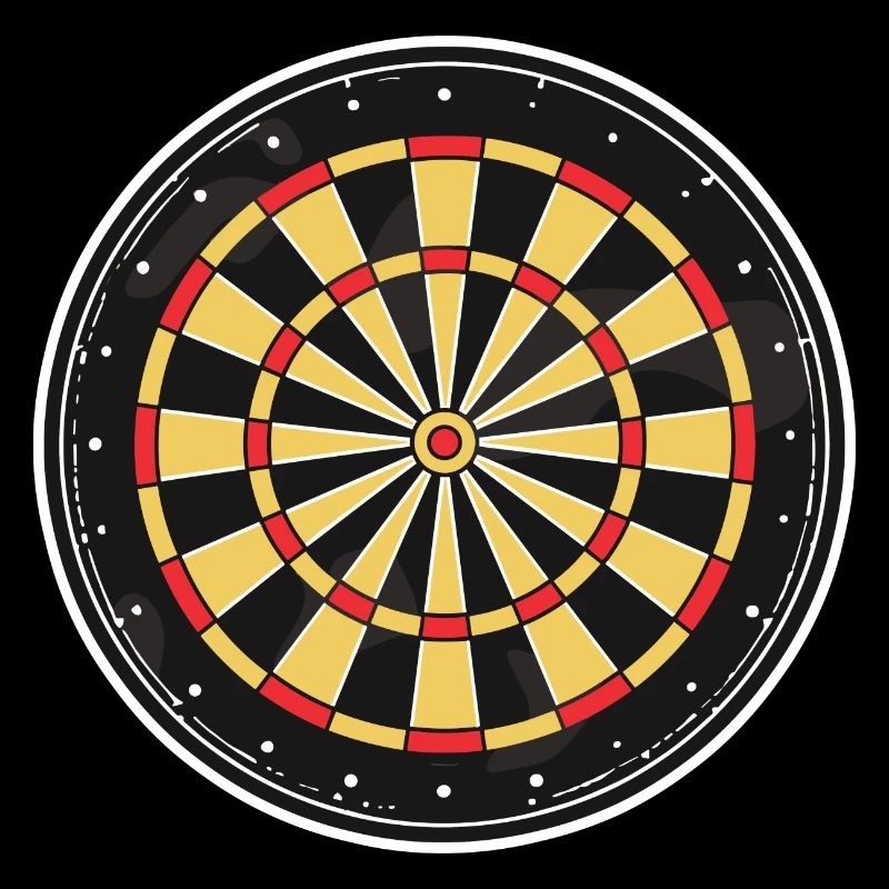 Graphique du jeu de fléchettes
