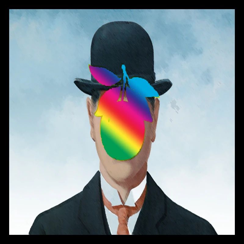 Rainbow Apple-Man