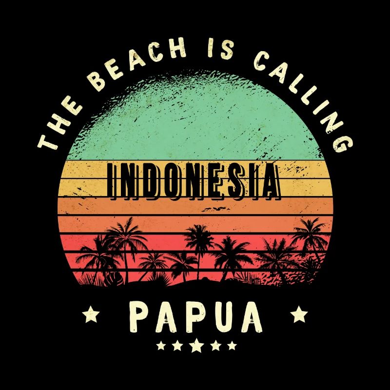 Papua indonesia beach design