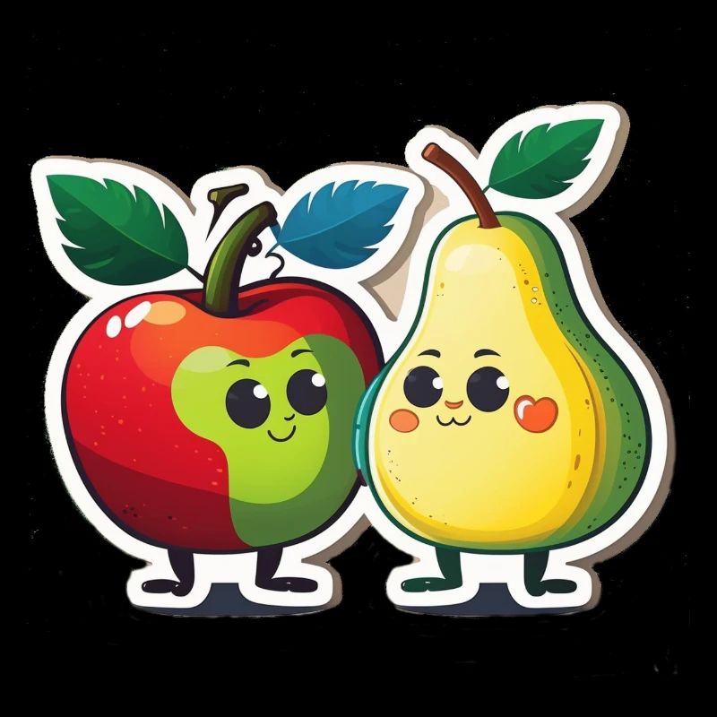 Apfel und Birne