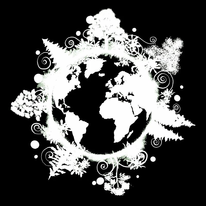 Planet Erde, Bäume, Klimaschutz, Umwelt