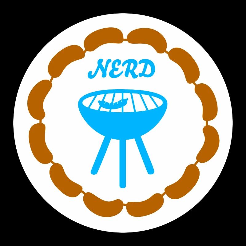 Wurstkette Grillen Nerd Camping Bratwurst Grill