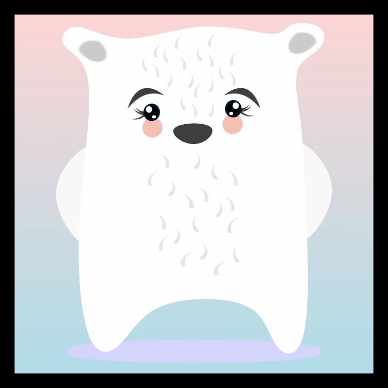 Cute Polar Bear WINTER ANIMALS