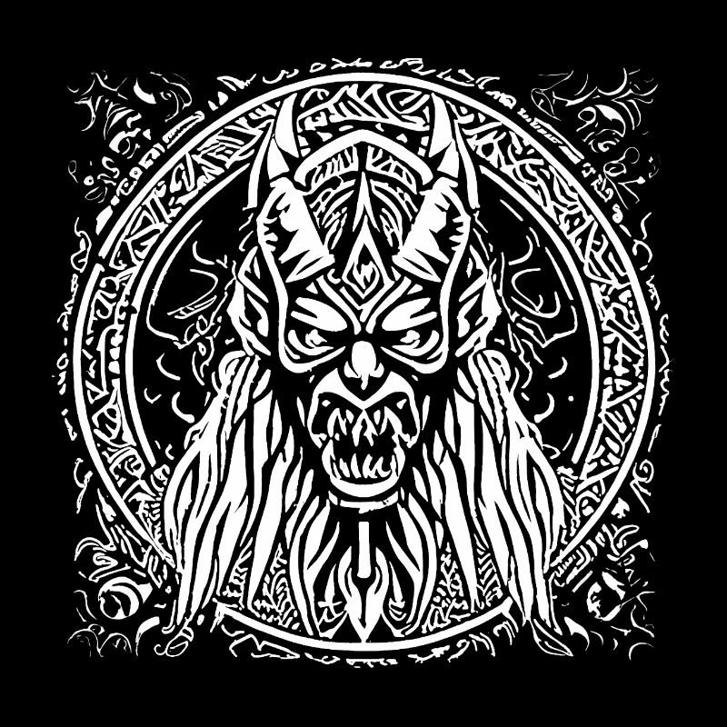 Mystischer Tribal Dämon